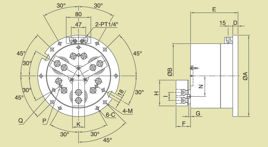 PLVE Pull Back Power Chuck Fixtures